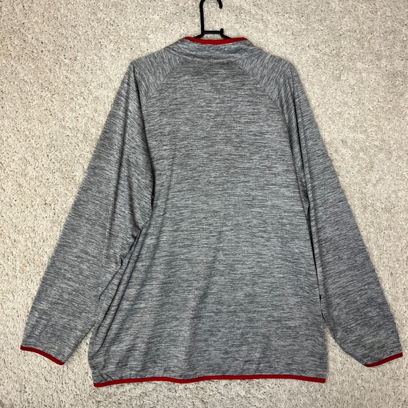 NC State Wolfpack 1/4 Zip Pullover Shirt Mens XXL Gray NCAA College Preppy - Picture 8 of 9